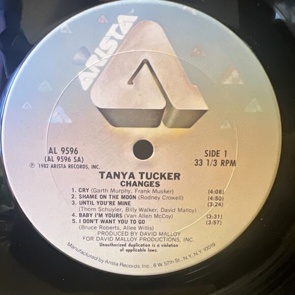 Tanya Tucker Changes Promo Copy LP Vinyl Record Album -Ultrasonic Clean- EX!! - Picture 6 of 7